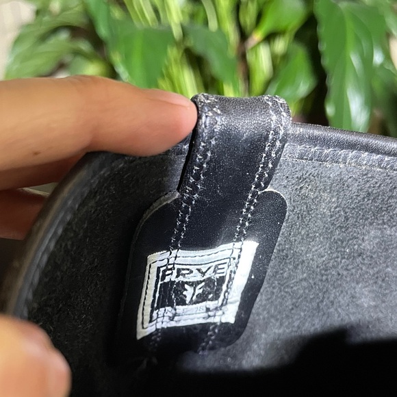 Frye Black Leather Moto Boots - Picture 6 of 8